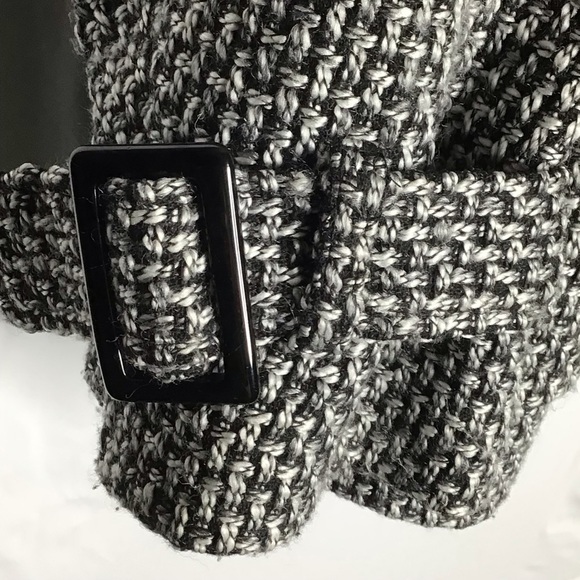 Lane Bryant Blazer Coat Black & white Plaid Tweed Plus Size 22/24 - Picture 3 of 7